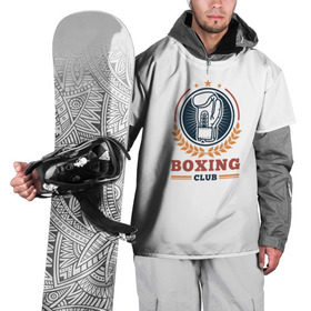 Накидка на куртку 3D с принтом BOXING CLUB в Санкт-Петербурге, 100% полиэстер |  | бокс | перчатки | спорт | чемпион