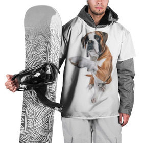 Накидка на куртку 3D с принтом Боксер в Санкт-Петербурге, 100% полиэстер |  | Тематика изображения на принте: боксер | друг | дружба | животное | пес | собака