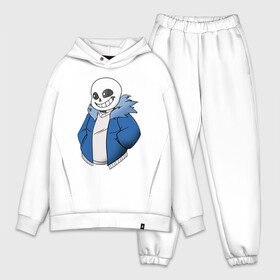 Мужской костюм хлопок OVERSIZE с принтом Sans в Санкт-Петербурге,  |  | sans | undertale