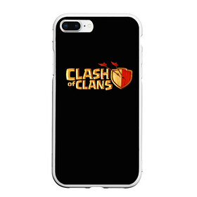 Чехол для iPhone 7Plus/8 Plus матовый с принтом Clash of Clans в Санкт-Петербурге, Силикон | Область печати: задняя сторона чехла, без боковых панелей | игра | кланс | клэш | онлайн | оф | стратегия
