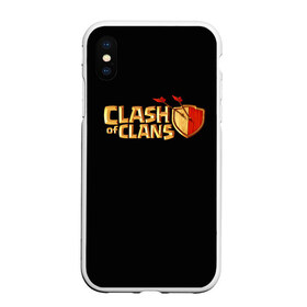 Чехол для iPhone XS Max матовый с принтом Clash of Clans в Санкт-Петербурге, Силикон | Область печати: задняя сторона чехла, без боковых панелей | игра | кланс | клэш | онлайн | оф | стратегия