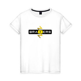 Женская футболка хлопок с принтом Brazzers Video в Санкт-Петербурге, 100% хлопок | прямой крой, круглый вырез горловины, длина до линии бедер, слегка спущенное плечо | brazzers | бразерс | браззерс | видео