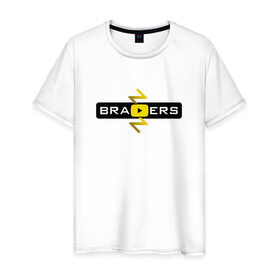 Мужская футболка хлопок с принтом Brazzers Video в Санкт-Петербурге, 100% хлопок | прямой крой, круглый вырез горловины, длина до линии бедер, слегка спущенное плечо. | brazzers | бразерс | браззерс | видео