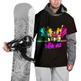 Накидка на куртку 3D с принтом Группа Blink-182 в Санкт-Петербурге, 100% полиэстер |  | 