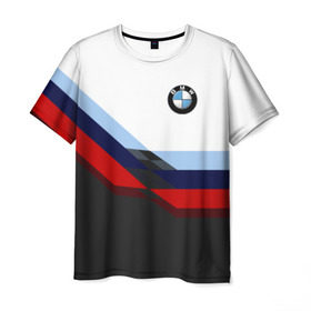 Мужская футболка 3D с принтом Бмв | Bmw 2018 Black and White в Санкт-Петербурге, 100% полиэфир | прямой крой, круглый вырез горловины, длина до линии бедер | bmw | автомобиль | автомобильные | бмв | лучшие | марка | машины | мужчинам | патриот | подарок | прикольные | тренд | фанат | флаг