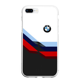 Чехол для iPhone 7Plus/8 Plus матовый с принтом BMW M SPORT в Санкт-Петербурге, Силикон | Область печати: задняя сторона чехла, без боковых панелей | bmw | автомобиль | автомобильные | бмв | лучшие | марка | машины | мужчинам | патриот | подарок | прикольные | тренд | фанат | флаг