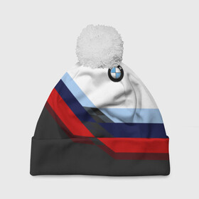 Шапка 3D c помпоном с принтом BMW M SPORT | БМВ в Санкт-Петербурге, 100% полиэстер | универсальный размер, печать по всей поверхности изделия | bmw | автомобиль | автомобильные | бмв | лучшие | марка | машины | мужчинам | патриот | подарок | прикольные | тренд | фанат | флаг