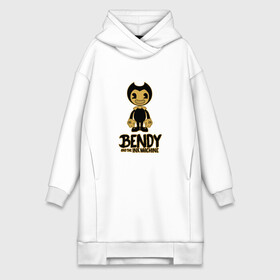 Платье-худи хлопок с принтом Bendy and the ink machine (12) в Санкт-Петербурге,  |  | bendy | bendy and the ink machine | horror | ink | machine | trend