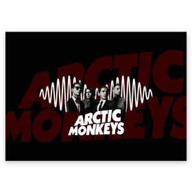 Поздравительная открытка с принтом Группа Arctic Monkeys в Санкт-Петербурге, 100% бумага | плотность бумаги 280 г/м2, матовая, на обратной стороне линовка и место для марки
 | алекс тёрнер | арктик | арктические мартышки | гаражный | группа | дж ейми кук | инди рок | манкис | музыка | мэтт хелдер | ник о мэлли | обезьяна | постпанк ривайвл | психоделический | рок
