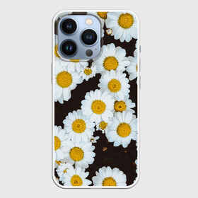 Чехол для iPhone 13 Pro с принтом АРОМАШКИ | РОМАШКИ | 8 МАРТА, в Санкт-Петербурге,  |  | белый | желтый | красивые | красота | мода | модные | природа | растения | ромашка | ромашки | текстура | тренды | цветы