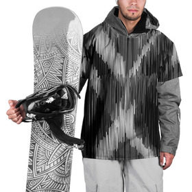 Накидка на куртку 3D с принтом Черно-белая штриховка в Санкт-Петербурге, 100% полиэстер |  | Тематика изображения на принте: watercolor | абстракция красок | акварель | брызги красок | краска | потертость красок
