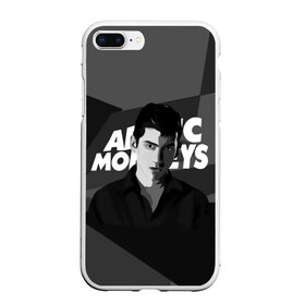 Чехол для iPhone 7Plus/8 Plus матовый с принтом Солист Arctic Monkeys в Санкт-Петербурге, Силикон | Область печати: задняя сторона чехла, без боковых панелей | arc | алекс тёрнер | арктик | арктические мартышки | гаражный | группа | джейми кук | инди рок | манкис | музыка | мэтт хелдер | ник о мэлли | обезьяна | постпанк ривайвл | психоделический | рок