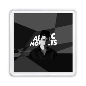 Магнит 55*55 с принтом Солист Arctic Monkeys в Санкт-Петербурге, Пластик | Размер: 65*65 мм; Размер печати: 55*55 мм | arc | алекс тёрнер | арктик | арктические мартышки | гаражный | группа | джейми кук | инди рок | манкис | музыка | мэтт хелдер | ник о мэлли | обезьяна | постпанк ривайвл | психоделический | рок