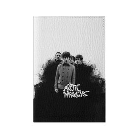 Обложка для паспорта матовая кожа с принтом Группа Arctic Monkeys в Санкт-Петербурге, натуральная матовая кожа | размер 19,3 х 13,7 см; прозрачные пластиковые крепления | arctic monkeys обезьянка
