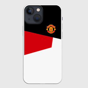 Чехол для iPhone 13 mini с принтом Manchester United 2018 12 в Санкт-Петербурге,  |  | emirates | fc | manchester united | абстракция | геометрия | зож | клуб | линии | манчестер юнайтед | модные | мяч | россии | спорт | спортивные | стиль | тренды | футбол | футбольный клуб | экстрим | эмблема