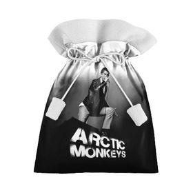Подарочный 3D мешок с принтом Солист Arctic Monkeys в Санкт-Петербурге, 100% полиэстер | Размер: 29*39 см | алекс тёрнер | арктик | арктические мартышки | гаражный | группа | джейми кук | инди рок | манкис | музыка | мэтт хелдер | ник о мэлли | обезьяна | постпанк ривайвл | психоделический | рок