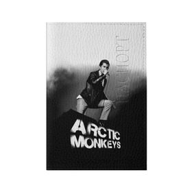 Обложка для паспорта матовая кожа с принтом Солист Arctic Monkeys в Санкт-Петербурге, натуральная матовая кожа | размер 19,3 х 13,7 см; прозрачные пластиковые крепления | алекс тёрнер | арктик | арктические мартышки | гаражный | группа | джейми кук | инди рок | манкис | музыка | мэтт хелдер | ник о мэлли | обезьяна | постпанк ривайвл | психоделический | рок