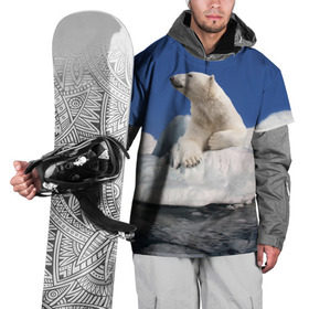 Накидка на куртку 3D с принтом Арктика в Санкт-Петербурге, 100% полиэстер |  | animals | bear | ice | nature | polar bear | power | travel | белый медведь | животные | лёд | медведь | природа | путешествия | сила | снег