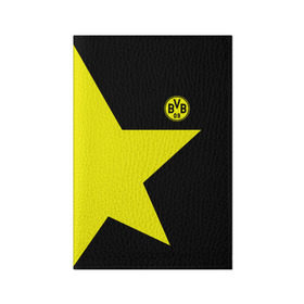 Обложка для паспорта матовая кожа с принтом FC Borussia Dortmund 2018 в Санкт-Петербурге, натуральная матовая кожа | размер 19,3 х 13,7 см; прозрачные пластиковые крепления | боруссия | дортмунд