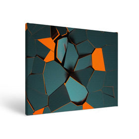 Холст прямоугольный с принтом Нано в Санкт-Петербурге, 100% ПВХ |  | abstraction | абстракция | геометрия | грани | полигоны | сочетания | треугольники
