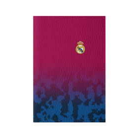 Обложка для паспорта матовая кожа с принтом Real Madrid 2018 Military 2 в Санкт-Петербурге, натуральная матовая кожа | размер 19,3 х 13,7 см; прозрачные пластиковые крепления | emirates | fc | real madrid | клуб | реал мадрид