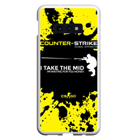 Чехол для Samsung S10E с принтом Counter-Strike Go Mid в Санкт-Петербурге, Силикон | Область печати: задняя сторона чехла, без боковых панелей | Тематика изображения на принте: cs go | global offensive | контр страйк | шутер