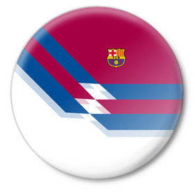 Значок с принтом FC Barcelona #4 в Санкт-Петербурге,  металл | круглая форма, металлическая застежка в виде булавки | 