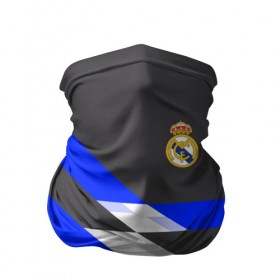 Бандана-труба 3D с принтом Real Madrid 2018 в Санкт-Петербурге, 100% полиэстер, ткань с особыми свойствами — Activecool | плотность 150‒180 г/м2; хорошо тянется, но сохраняет форму | реал мадрид | эмблема