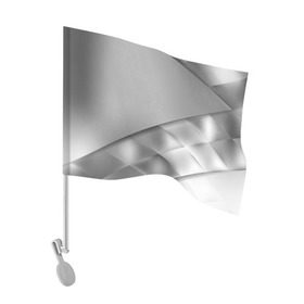 Флаг для автомобиля с принтом Grey rhombuses в Санкт-Петербурге, 100% полиэстер | Размер: 30*21 см | Тематика изображения на принте: grey | абстракция | геометрия | ромб | текстура