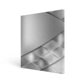 Холст квадратный с принтом Grey rhombuses в Санкт-Петербурге, 100% ПВХ |  | grey | абстракция | геометрия | ромб | текстура
