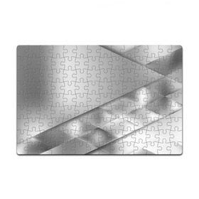 Пазл магнитный 126 элементов с принтом Grey rhombuses в Санкт-Петербурге, полимерный материал с магнитным слоем | 126 деталей, размер изделия —  180*270 мм | grey | абстракция | геометрия | ромб | текстура