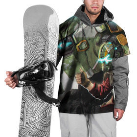 Накидка на куртку 3D с принтом Titanfall в Санкт-Петербурге, 100% полиэстер |  | Тематика изображения на принте: мех | мехи | пилот | пилоты | спектр | спектры | титан