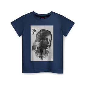 Детская футболка хлопок с принтом The Last of Us в Санкт-Петербурге, 100% хлопок | круглый вырез горловины, полуприлегающий силуэт, длина до линии бедер | Тематика изображения на принте: гриб | грибы | джоэл | кордицепс | элли
