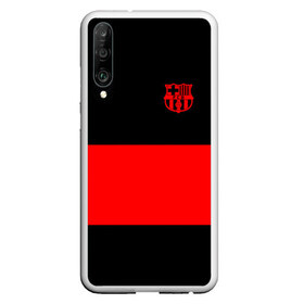 Чехол для Honor P30 с принтом FC Barcelona Black Collection в Санкт-Петербурге, Силикон | Область печати: задняя сторона чехла, без боковых панелей | Тематика изображения на принте: black collection | fc | fc barcelona | fcb | fly emirates | ronaldo | барселона | зож | клуб | линии | месси | модные | мяч | реал мадрид | спорт | спортивные | тренды | футбол | футбольный клуб | эмблема