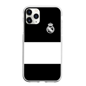 Чехол для iPhone 11 Pro Max матовый с принтом Real Madrid Black Collection в Санкт-Петербурге, Силикон |  | emirates | fc | real madrid | клуб | мяч | реал мадрид