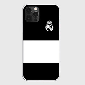 Чехол для iPhone 12 Pro Max с принтом Real Madrid Black Collection в Санкт-Петербурге, Силикон |  | Тематика изображения на принте: emirates | fc | real madrid | клуб | мяч | реал мадрид