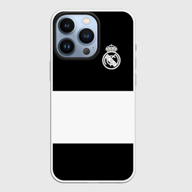 Чехол для iPhone 13 Pro с принтом Real Madrid Black Collection в Санкт-Петербурге,  |  | emirates | fc | real madrid | клуб | мяч | реал мадрид