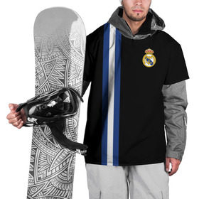 Накидка на куртку 3D с принтом Real Madrid Line Collection в Санкт-Петербурге, 100% полиэстер |  | emirates | fc | real madrid | клуб | мяч | реал мадрид