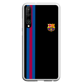 Чехол для Honor P30 с принтом FC Barcelona Line Collection в Санкт-Петербурге, Силикон | Область печати: задняя сторона чехла, без боковых панелей | fc | барселона | эмблема