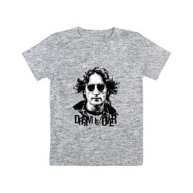 Детская футболка хлопок с принтом Джон Леннон 4 в Санкт-Петербурге, 100% хлопок | круглый вырез горловины, полуприлегающий силуэт, длина до линии бедер | john lennon | the beatles | битлс | джон леннон