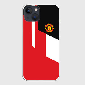 Чехол для iPhone 13 с принтом Manchester United 2018 New в Санкт-Петербурге,  |  | emirates | fc | manchester united | абстракция | геометрия | зож | клуб | линии | манчестер юнайтед | модные | мяч | россии | спорт | спортивные | стиль | тренды | футбол | футбольный клуб | экстрим | эмблема