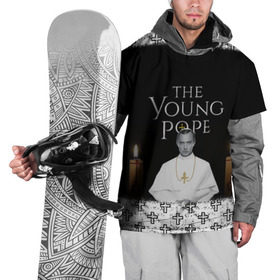 Накидка на куртку 3D с принтом Молодой Папа | The Young Pope в Санкт-Петербурге, 100% полиэстер |  | Тематика изображения на принте: the young pope | молодой папа