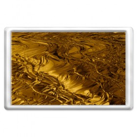 Магнит 45*70 с принтом Gold abstraction в Санкт-Петербурге, Пластик | Размер: 78*52 мм; Размер печати: 70*45 | 