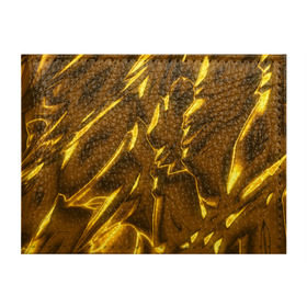 Обложка для студенческого билета с принтом Золотые разводы в Санкт-Петербурге, натуральная кожа | Размер: 11*8 см; Печать на всей внешней стороне | Тематика изображения на принте: abstraction | gold | rich | texture | богатство | золотая абстракция | золото | кубики | текстура