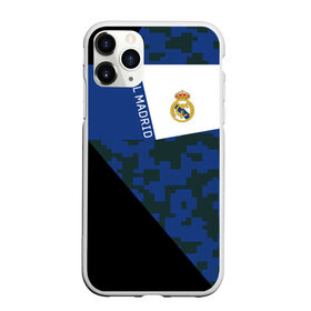 Чехол для iPhone 11 Pro Max матовый с принтом Real Madrid 2018 Sport Version в Санкт-Петербурге, Силикон |  | emirates | fc | real madrid | клуб | мяч | реал мадрид