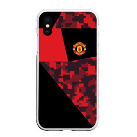 Чехол для iPhone XS Max матовый с принтом Manchester United 2018 Sport в Санкт-Петербурге, Силикон | Область печати: задняя сторона чехла, без боковых панелей | Тематика изображения на принте: emirates | fc | manchester united | абстракция | геометрия | зож | клуб | линии | манчестер юнайтед | модные | мяч | россии | спорт | спортивные | стиль | тренды | футбол | футбольный клуб | экстрим | эмблема