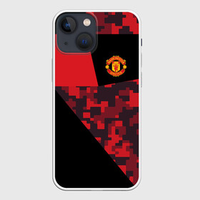 Чехол для iPhone 13 mini с принтом Manchester United 2018 Sport в Санкт-Петербурге,  |  | emirates | fc | manchester united | абстракция | геометрия | зож | клуб | линии | манчестер юнайтед | модные | мяч | россии | спорт | спортивные | стиль | тренды | футбол | футбольный клуб | экстрим | эмблема