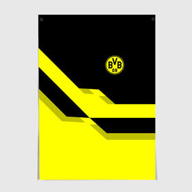 Постер с принтом FC Borussia Dortmund 2018 в Санкт-Петербурге, 100% бумага
 | бумага, плотность 150 мг. Матовая, но за счет высокого коэффициента гладкости имеет небольшой блеск и дает на свету блики, но в отличии от глянцевой бумаги не покрыта лаком | боруссия | дортмунд