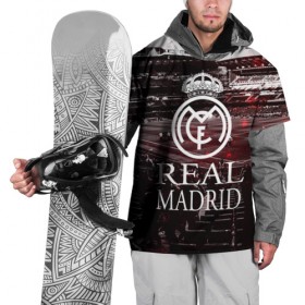 Накидка на куртку 3D с принтом REAL MADRID в Санкт-Петербурге, 100% полиэстер |  | Тематика изображения на принте: real madrid