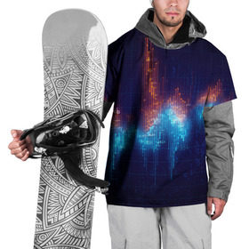 Накидка на куртку 3D с принтом Компьютерный код в Санкт-Петербурге, 100% полиэстер |  | график | разноцветный | яркий